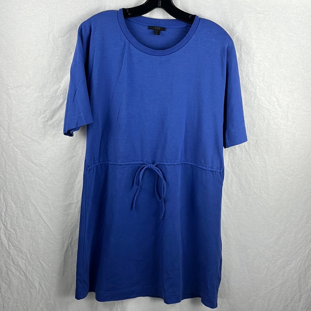 Cos xs drawstring cobalt blue